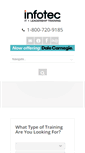Mobile Screenshot of infotectraining.com